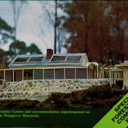 Model of Community Centre and Accommodation, Forest Farm Community